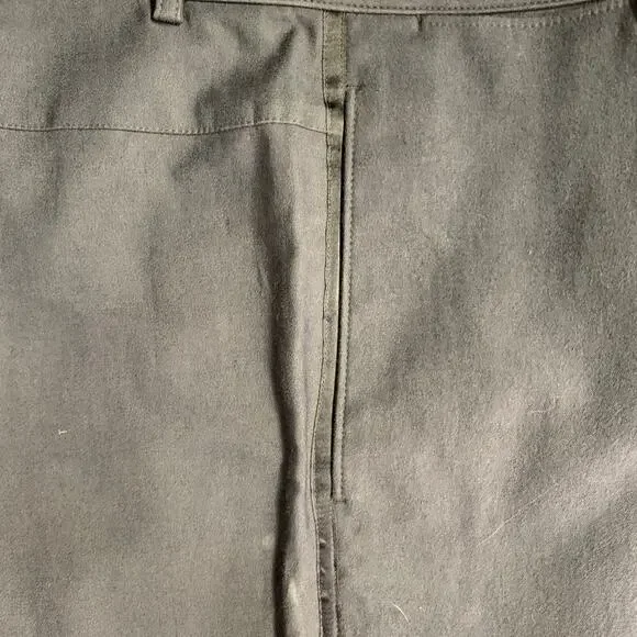 NEW YORK INDUSTRIE Size 32 Navy Cotton Blend Tuxedo Button Fly Dress Pants
